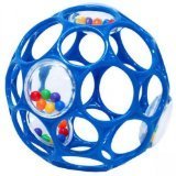 Rhino Toys - 81042 - Oball 4 avec Hochet - Couleur D - Bleu