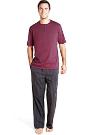 Pure Cotton Striped Woven Pyjamas