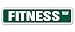 FITNESS Street Sign exercise workout gym athlete gift