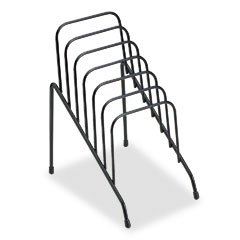 FELLOWES MANUFACTURING / FEL72613 / Wire Step File Junior, Six Sections, 4-3/8w x 6-1/2d x 7-3/4h, Black / Sold as 1 EA