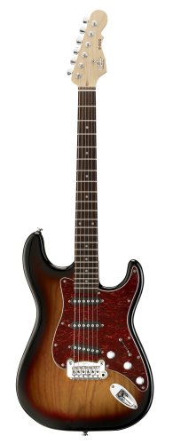 G&L Tribute S-500 Guitar (3 Tone Sunburst, Hard Rock Rosewood Neck)