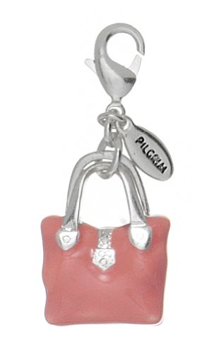 Pilgrim Damen-Charm Tasche rosa versilbert 560-100 Preisvergleich