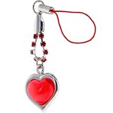 Gioielli Italy Fragrance Red PUFFED HEART Scented Cell Phone Charm