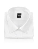 Bagutta White Dotted Cotton Italian Dress Shirt