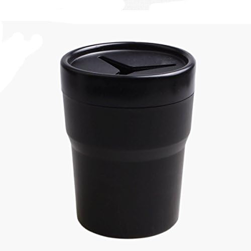 Aulyn Car Mini Pen Holder Box Coin Boxes Mount Trash Bin Auto Holders Cup Mounts Black