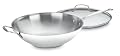 Cuisinart Chef's Classic Stainless 14-Inch Stir-Fry with Helper Handle and Glass Cover