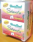 SteviaDent CINNAMON gum case, 12 packs