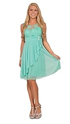 Junior Cocktail Knee Length Lace  Illusion Tiered Sheer Sweetheart Sleeveless Polyester/Satin Empire   Waistline Evening Dress  With Rhinestones and a Sash 