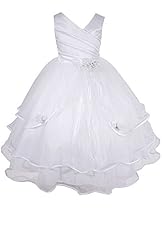 Girls Ankle Length Flower-Girl Dress/Pageant Dress 