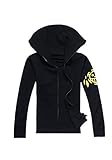 Cuterole Anime One Piece Cosplay Hoodie Trafalgar Law Costume Black Coat
