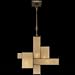 Fine Art 731840FL Contemporary / Modern Bronze Chandelier Perspectives Family