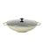 Chasseur Cast Iron Wok Set, Cream, 37 cm