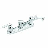 MOEN 8780 Commercial Double Handle Kitchen Faucet, Chrome MOEN 8780 Commercial Double Handle Kitchen Faucet, Chrome