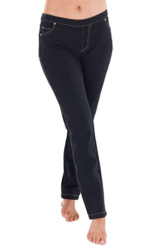 PajamaJeans - Skinny Black Stretch Knit Denim Jeans for Women