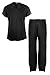 G Med Men's Medical Scrub Set V-neck 2 Pocket Top and Pants 2 Piece Set