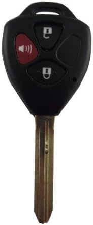 New 3 Buttons Car Remote Key Shell Replacement for 2009-2010 Toyota Corolla(Just a Blank Key Shell, No Chips Inside)