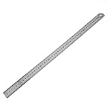 uxcell　ストレート定規　スケール　測定ツール　大工用　ステンレス鋼　50cm