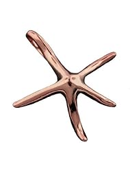 925 Silver Rose Gold Plated Starfish Pendant Hawaiian Silver Jewelry