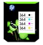4 x HP Tintenpatronen Nr. 364 - Multipack - schwarz, cyan, magenta, gelb