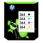 4 x HP Tintenpatronen Nr. 364 - Multipack - schwar&hellip von Hewlett-Packard