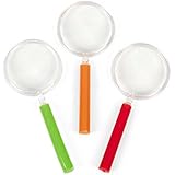 24 - Toy Plastic Magnifying Glasses - Bulk Pinata Fillers and Party Favors
