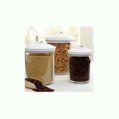 Tilia FoodSaver T02-005201 FoodSaver SaverMate Round Canister Set 3-pc.
