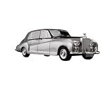 1970 Rolls Royce Phantom VI Mulliner Park Ward Silver Black 1 43 Diecast Model Car... by TrueScale Miniatures