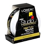 Loreal Studio Line Overworked Hair Putty Styling Paste, Texture and Control - 1.7 Oz