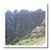 Machu Picchu Stairs and Mountain Travel Photography - 10x10 Iron On Heat Transfer For White Material