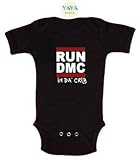 Run DMC In Da Crib black S/S onesie