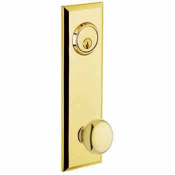 Baldwin 5405.030.PRIV Classic Knob Privacy Set, Polished Brass