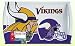 Motorhead Products MH6032 Vikings NFL Team Logo and Colors 11-Inch by 18-Inch Melamine Serving Tray