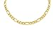 Yellow Gold Hollow Figaro Chain Real 10K Necklace 18