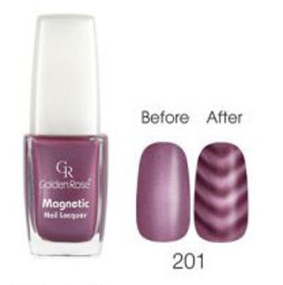Vernis à ongles MAGNETIQUE avec aimant vague de GOLDEN ROSE 11 ml - couleur 201 Vernis à ongles MAGNETIQUE avec aimant vague de GOLDEN ROSE 11 ml - couleur 201