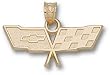 Chevy Corvette C3 Logo 3/8" Charm/Pendant -14K/10K, Stainless Steel or Gold Plated