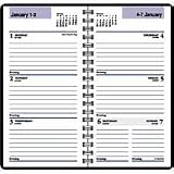 DayMinder Weekly Appointment Book, 1 Wk/Spread, 3 1/4 x 6 1/4, Black (AAGG23200) Category: Weekly Appointment Books