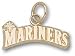 Seattle Mariners Solid 14K Gold ''MARINERS'' 3/16'' Pendant