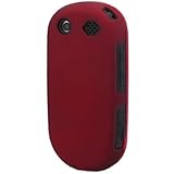 Hard Snap-on Shield RUBBERIZED RED Faceplate Cover Sleeve Case for SAMSUNG  ....
