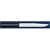 Rada Cutlery Slicer Knife - Black Stainless Steel Resin Handle, Dishwasher Safe - Made in USA