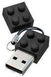 KOOEOY High Quality Lego Style 4GB USB Flash Memory Drive (Black)