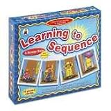 Carson-Dellosa Publishing CD-3121 Carson-Dellosa Learning To Sequence 4-Scene Set, 48 Picture Cards, PreK-3