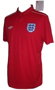 UMBRO ENGLAND MENS POLO SHORT SLEEVE SHIRTS RED M L XL 2XL TAILORED BY UMBRO NEW (MEDIUM)