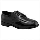 Boy's Oxford in Black Patent Color: Ivory Patent, Size: 13 (Youth)