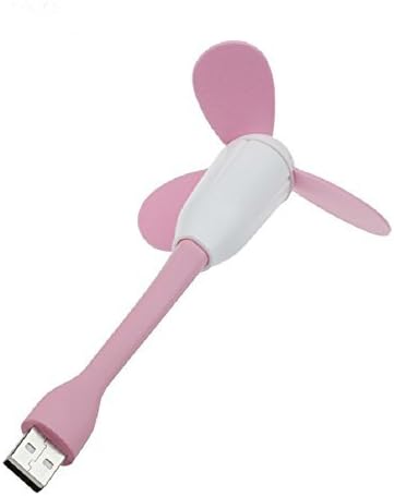 Mini Portable USB Fan Cooling Bendable Fan for Powerbank Pc Laptop Notebook Computer(White)