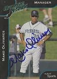 Make Olivares, Orlando Rays - Devil Rays Affiliate, 2002 Multi-Ad Sports Autographed Card