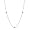 14k White Gold Diamond Station Necklace (1/4 cttw, H-I Color, I1 Clarity), 18
