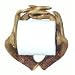 River's Edge Unique Poly Resin Design Deer Antler Toilet Paper Holder