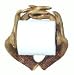 River's Edge Unique Poly Resin Design Deer Antler Toilet Paper Holder