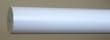 1-3/8 inch Wood Smooth Drapery Rod in White Finish - 4' long [CAPITOL CITY LUMBER]