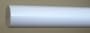 1-3/8 inch Wood Smooth Drapery Rod in White Finish - 4' long [CAPITOL CITY LUMBER]